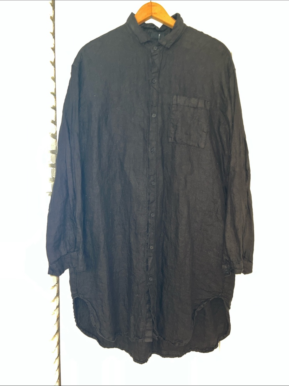 CP Shades - black ‘Mari’ Shirtdress. 100% linen twill. Size S. Brand New w Tags